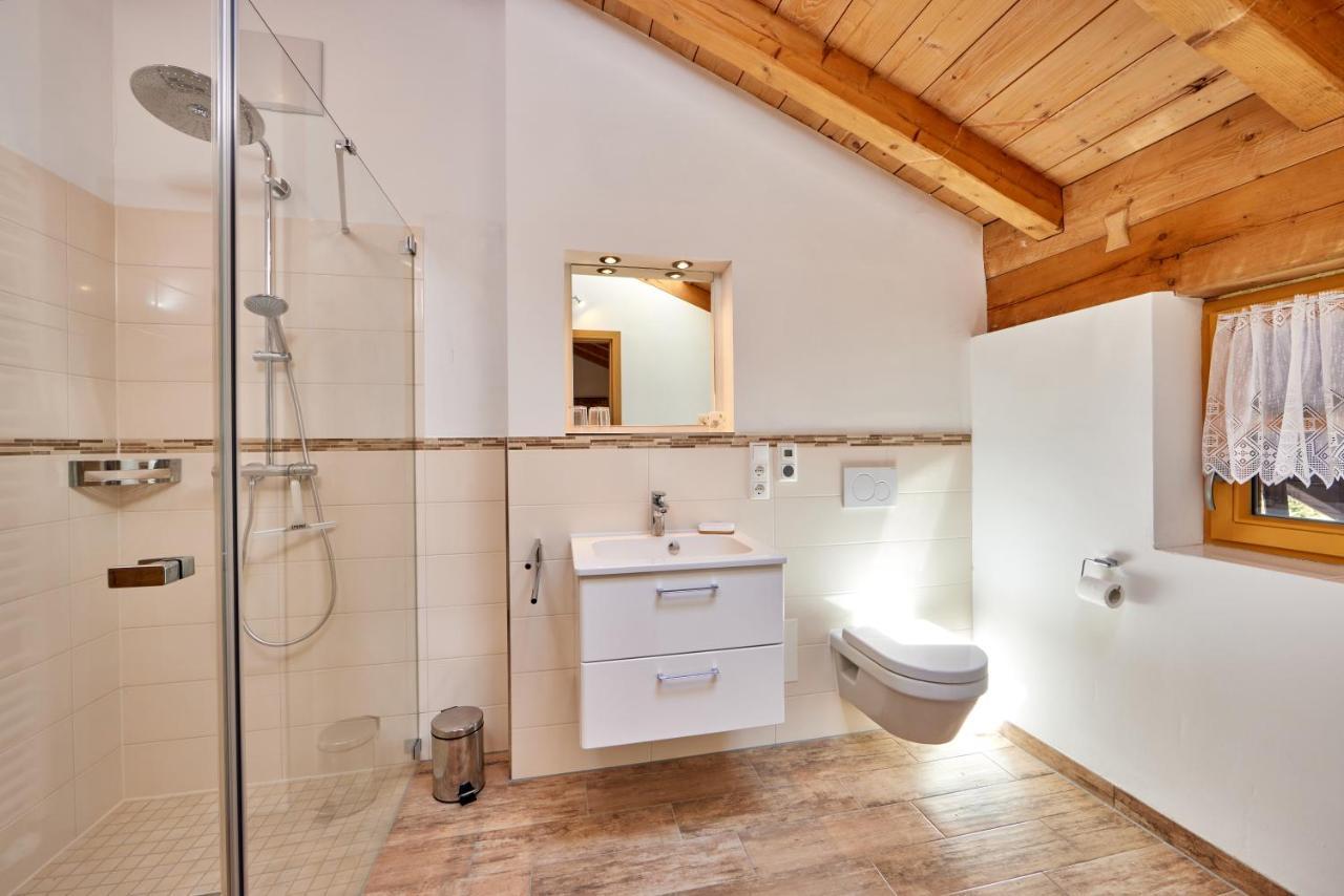 Appartements Gasthof Schleifmuehle Unterammergau Buitenkant foto