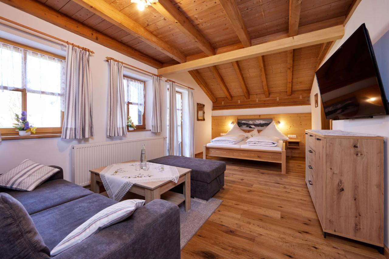 Appartements Gasthof Schleifmuehle Unterammergau Buitenkant foto