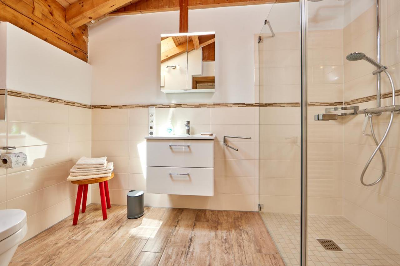 Appartements Gasthof Schleifmuehle Unterammergau Buitenkant foto
