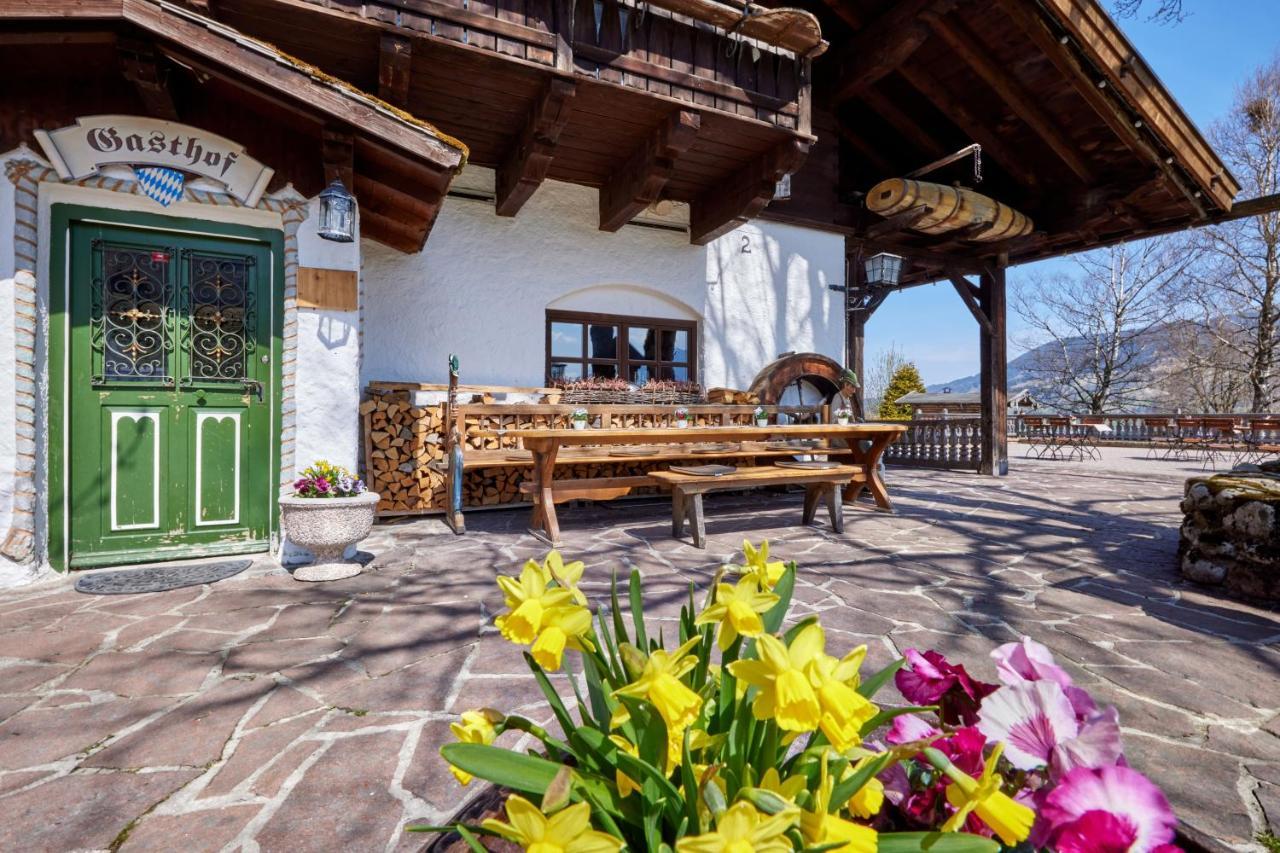Appartements Gasthof Schleifmuehle Unterammergau Buitenkant foto