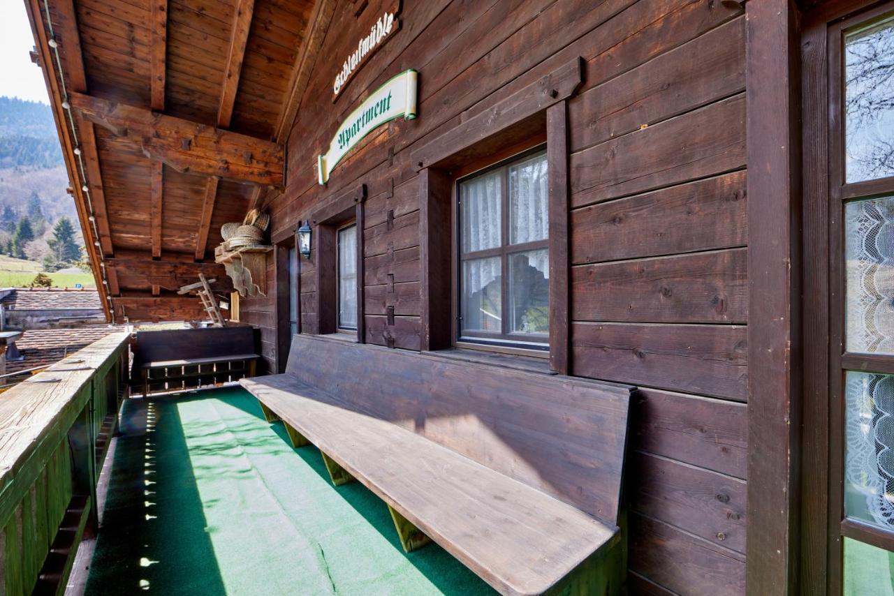 Appartements Gasthof Schleifmuehle Unterammergau Buitenkant foto