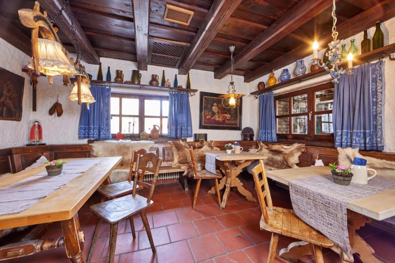 Appartements Gasthof Schleifmuehle Unterammergau Buitenkant foto